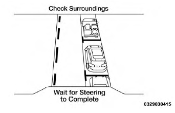 Check Surroundings - Wait For Steering To Complete