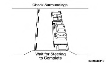 Check Surroundings - Wait For Steering To Complete