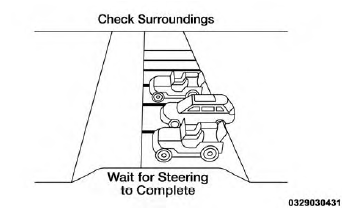 Check Surroundings - Wait For Steering To Complete