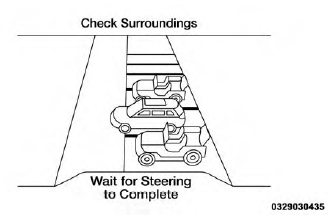 Check Surroundings - Wait For Steering To Complete