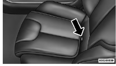 Passenger Seat Cushion Loop