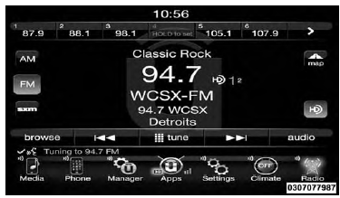 Uconnect 8.4A/8.4AN Radio