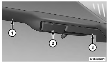 Wiper Blade With Release Tab In Locked Position