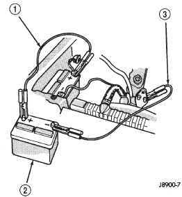 Jumper Cable Connections-Typical