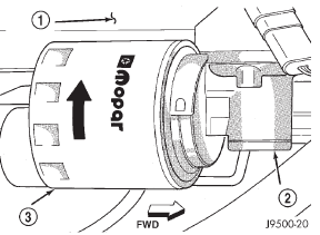 Fig. 42 Oil Filter-4.0L Engine