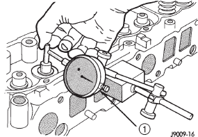 Fig. 16 Measurement of Lateral Movement Of Valve Stem