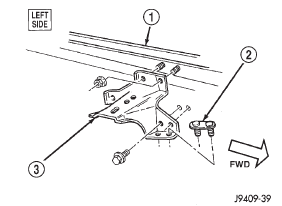 Fig. 44 Support Cushion Bracket-Left Side