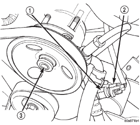 Fig. 16 Power Steering Pressure Switch-2.5L Engine