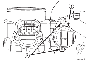 Fig. 28 Mounting Bolts (Screws)-IAC Motor