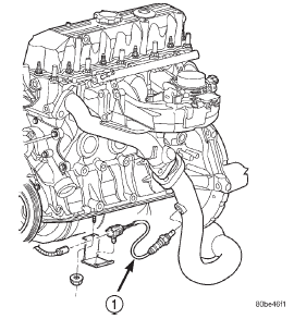 Fig. 35 Front Oxygen Sensor-2.5L-Federal Emissions