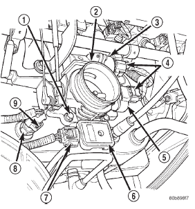 Fig. 41 IAT Sensor Location-4.0L Engine
