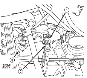 Fig. 42 IAT Sensor Location-2.5L Engine
