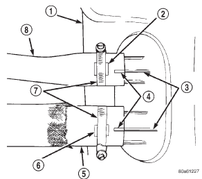 Fig. 37 Fuel Fill/Vent Hose Index Marks