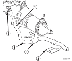 Fig. 1 Exhaust Pipe-2.5L