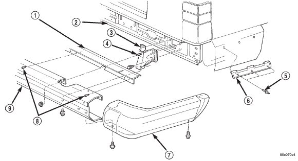Fig. 5 REAR BUMPER END CAP