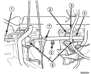Fig. 5 Fuel Injector Rail/Fuel Damper-2.5L Engine