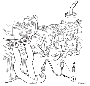 Fig. 11 Front Oxygen Sensor-4.0L-Federal Emissions