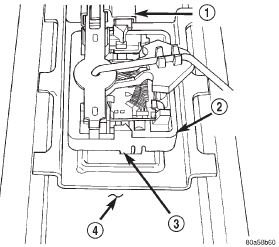 Fig. 28 Fuel Gauge Sending Unit Release Tab