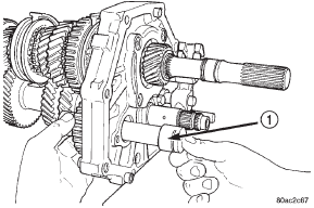 Fig. 56 Remove Reverse Idler Shaft