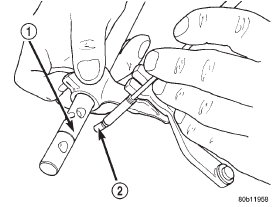 Fig. 70 Remove Interlock Pin From Reverse Shift Rail