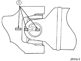 Fig. 9 Align Propeller Shaft And Rear Axle Yokes Alignment Marks