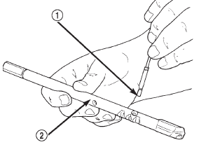 Fig. 72 Remove 1-2 Shift Rail Interlock Pin