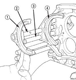 Fig. 85 Install 3-4 Shift Fork