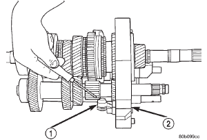Fig. 87 Reverse Shift Arm Position