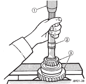 Fig. 102 Remove Fifth Gear, First Gear Bearing, And Race