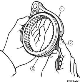 Fig. 124 Check Fork-To-Hub Clearance