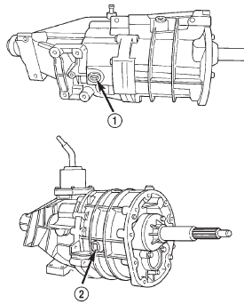 Fig. 3 Drain and Fill Plug Locations