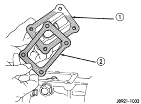 Fig. 16 Remove Shift Tower Gasket