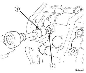 Fig. 18 Remove Detent Ball Plug