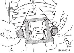 Fig. 42 Install Shifter Restrictor Pins