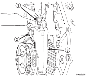 Fig. 50 Remove Shift Fork Retainer Bolt