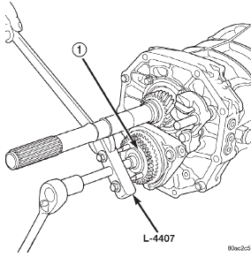 Fig. 51 Remove Fifth Gear Blocker Ring