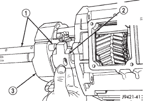 Fig. 112 Installing Shift Shaft Lever And Bushing