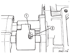 Fig. 117 Correct Seating Of Shift Shaft Lever Roll Pin