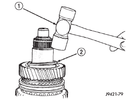 Fig. 78 Seating Thrust Washer Retaining Ring