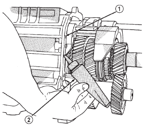 Fig. 122 Applying Sealer To Front/Rear Housings