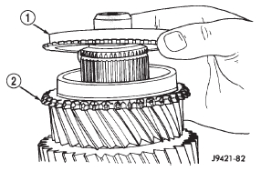 Fig. 81 Third Speed Synchro Ring Installation