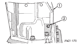 Fig. 59 Pressure Test Ports At Rear Of Case-4WD