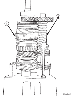 Fig. 95 Countershaft Installed On Fixture Tool