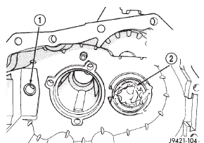 Fig. 102 Countershaft Rear Bearing Seated In Seated in Race
