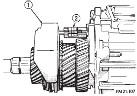 Fig. 109 Installing 3-4 Shift Fork