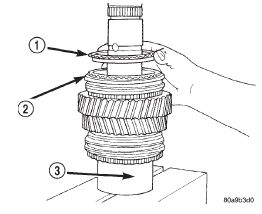 Fig. 73 Second Gear Synchro Ring Installation