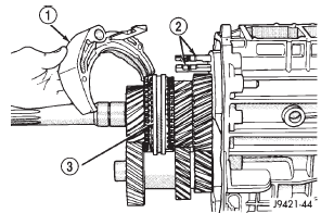 Fig. 31 Removing 3-4 Shift Fork