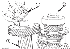 Fig. 38 Remove Countershaft Rear Bearing