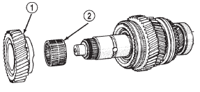 Fig. 47 Second Gear And Needle Bearing Removal