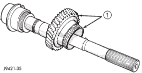 Fig. 56 Reverse Gear And Needle Bearing Removal